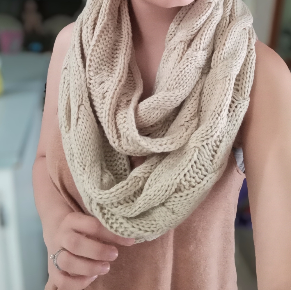Knitted Infinity Scarf